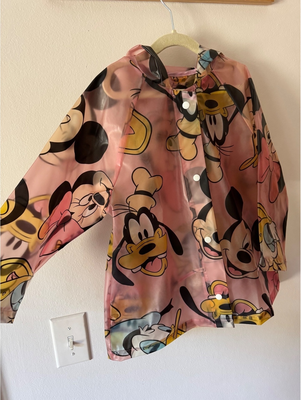 Zara Disney Kids Raincoat - Pink Mickey & Friends